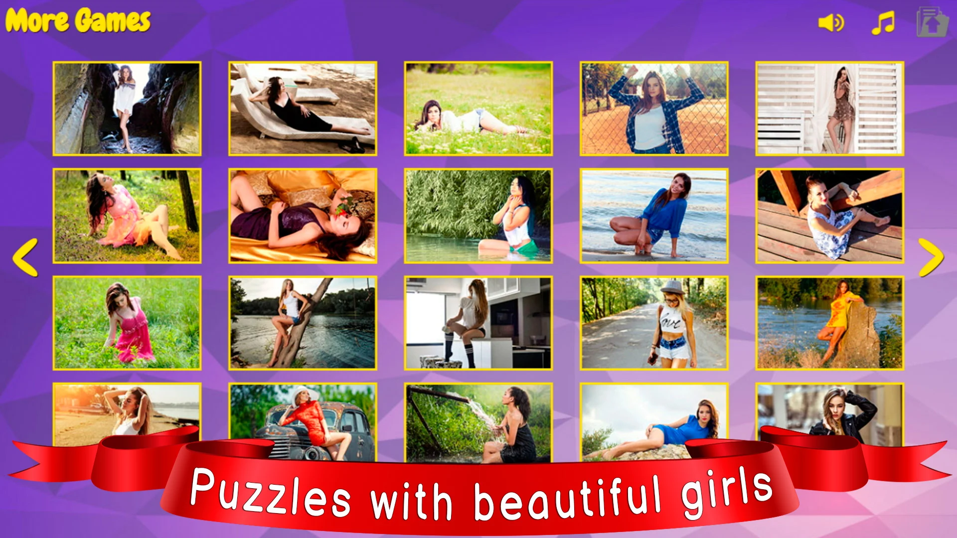 Adult Puzzles — Beautiful Girl screenshot